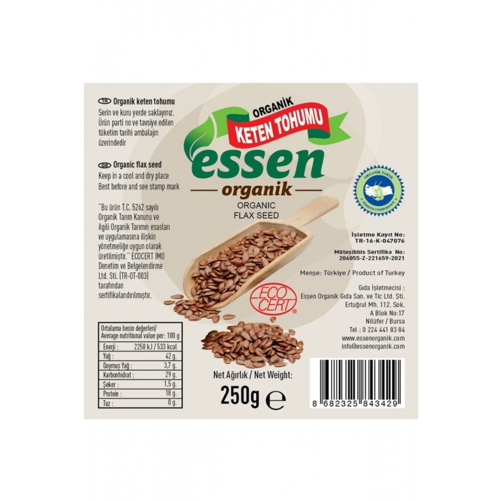 Organik Keten Tohumu