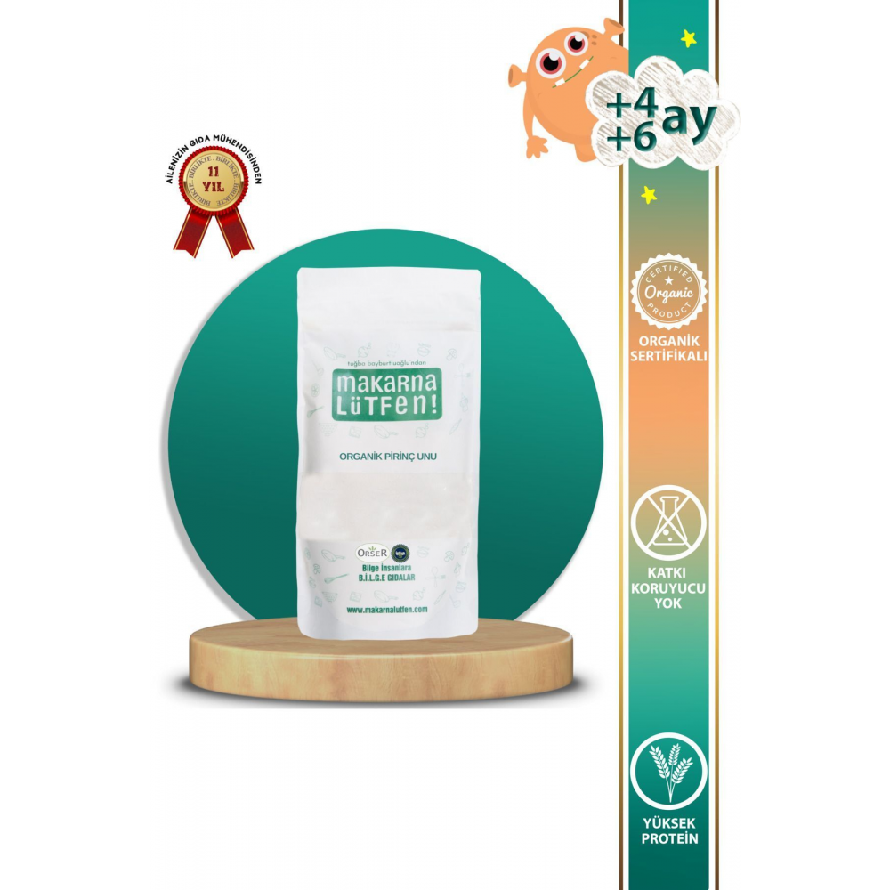 Organik Pirinç Unu 250 g