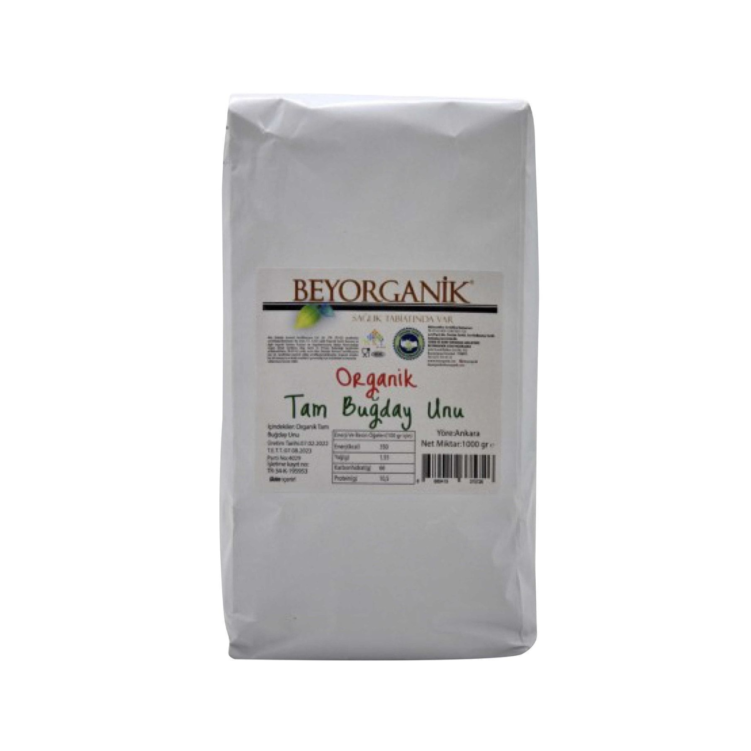 Organik Tam Buğday Unu 1kg
