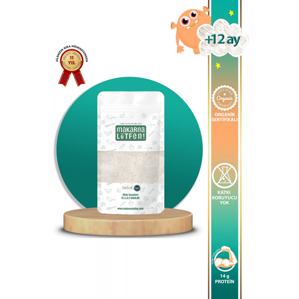 Organik Tam Buğday Unu (250 GRAM)