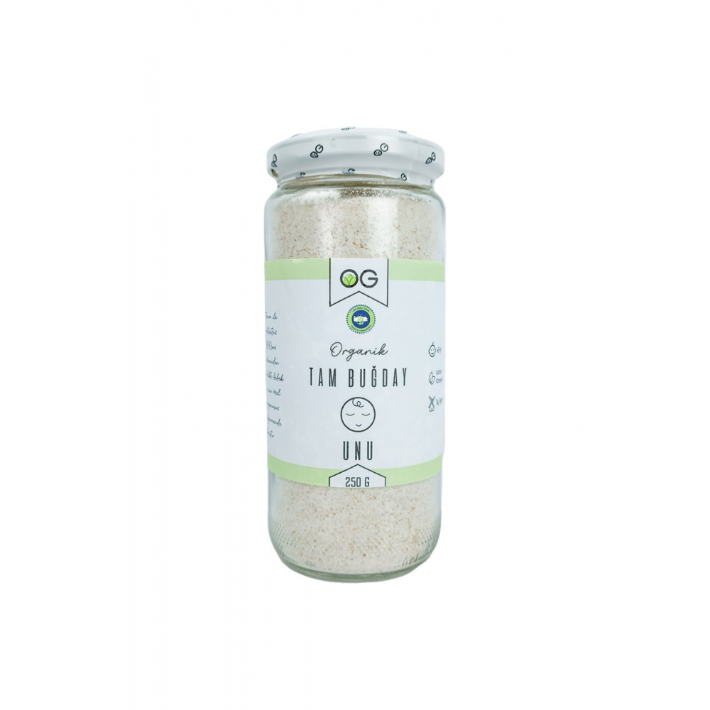Organik Tam Buğday Unu +8 Ay 250 gr
