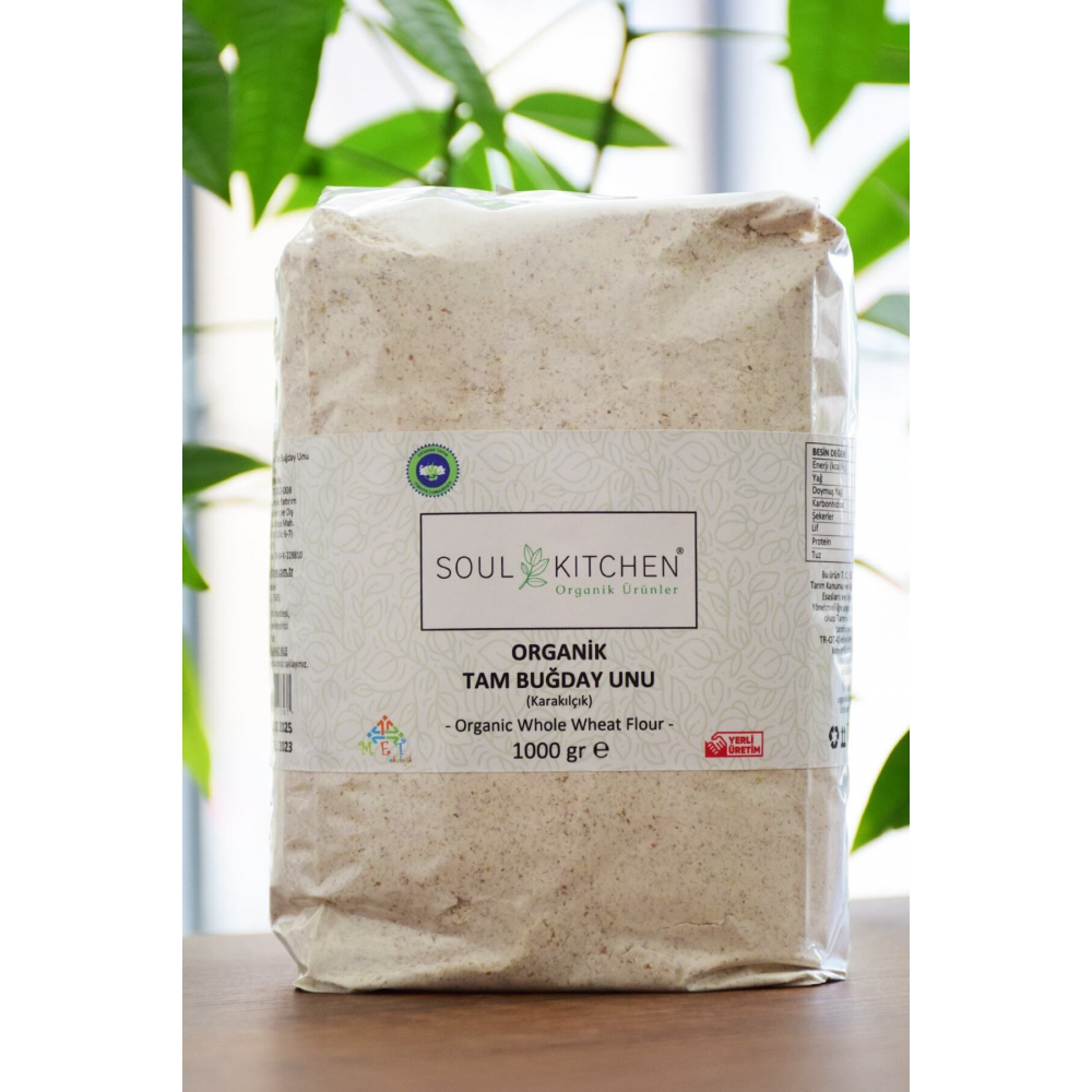 Organik Tam Buğday Unu (karakılçık) 1000gr