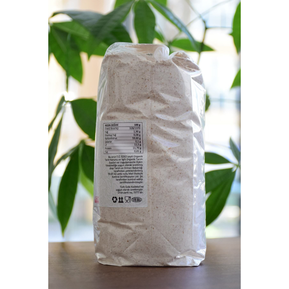 Organik Tam Buğday Unu (karakılçık) 1000gr