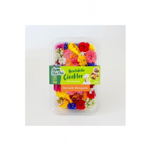 Yenilebilir Çiçek - Mevsimsel Karışım (büyük Paket 45 Ad)
