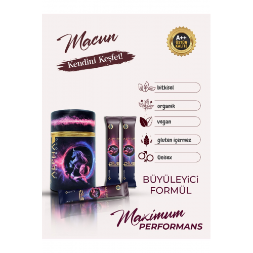 Atom Macun Kuvvet Macunu Bitkisel Performans Macun Sachet (10 X 12 GR)