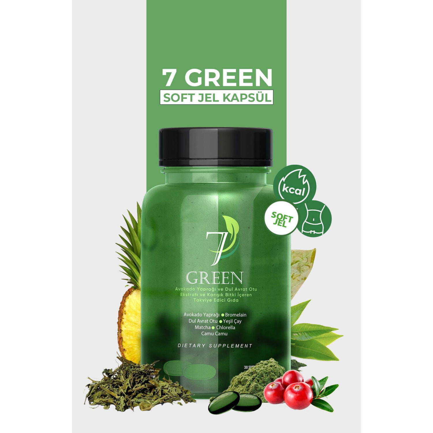 Avokado Yaprağı ve Dul Avrat Otu Ekstratı Içeren Detox Kapsülü