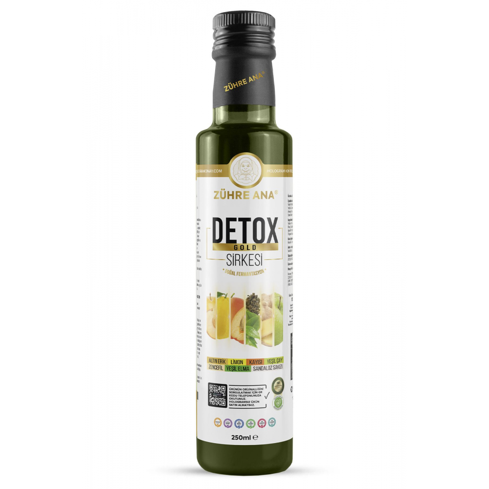 Detox Gold Sirkesi Doğal Fermantasyon 250 Ml