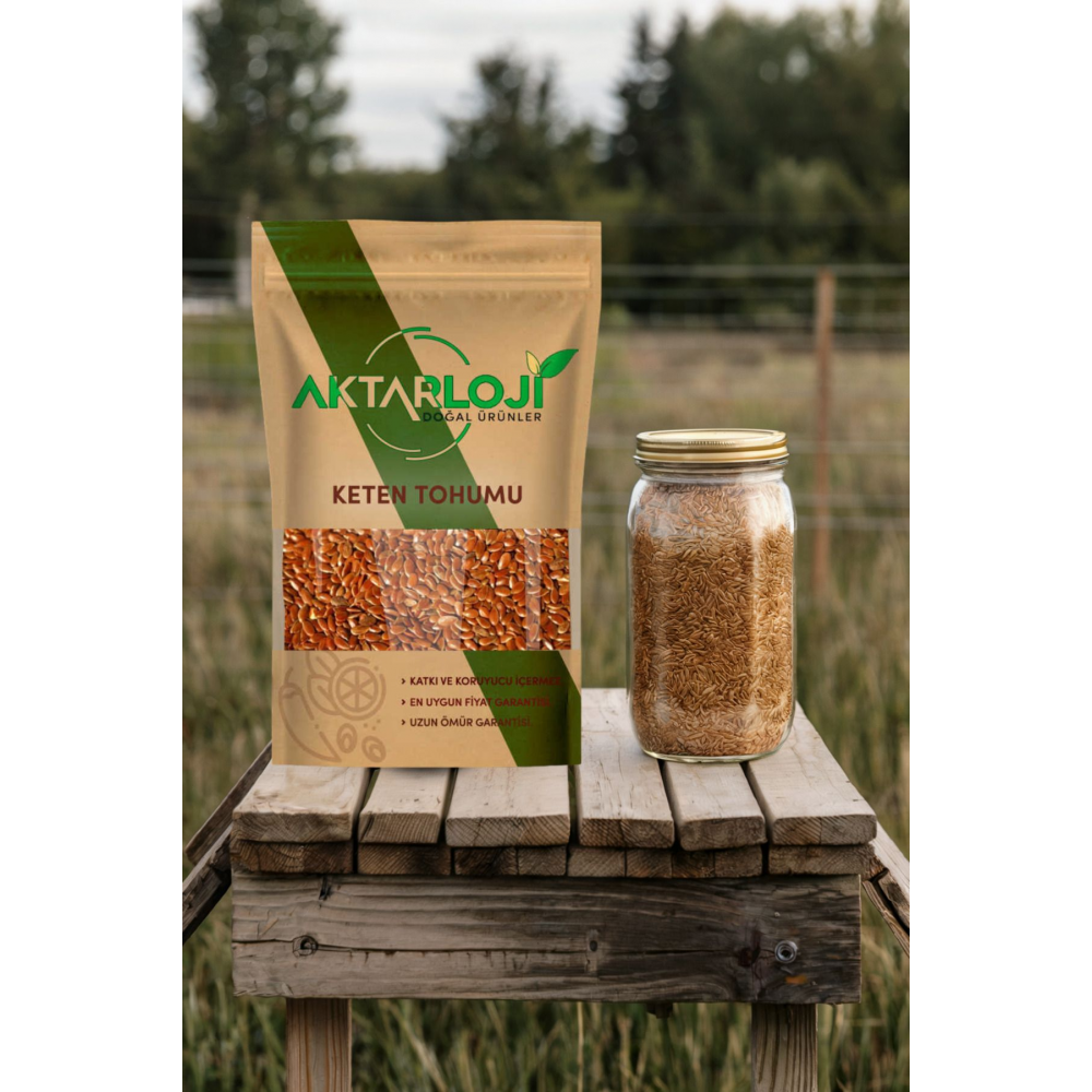 1 Kg Tane Keten Tohumu