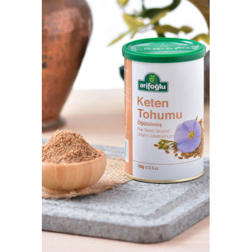 Keten Tohumu (Öğütülmüş) (Teneke Kutu) 100g