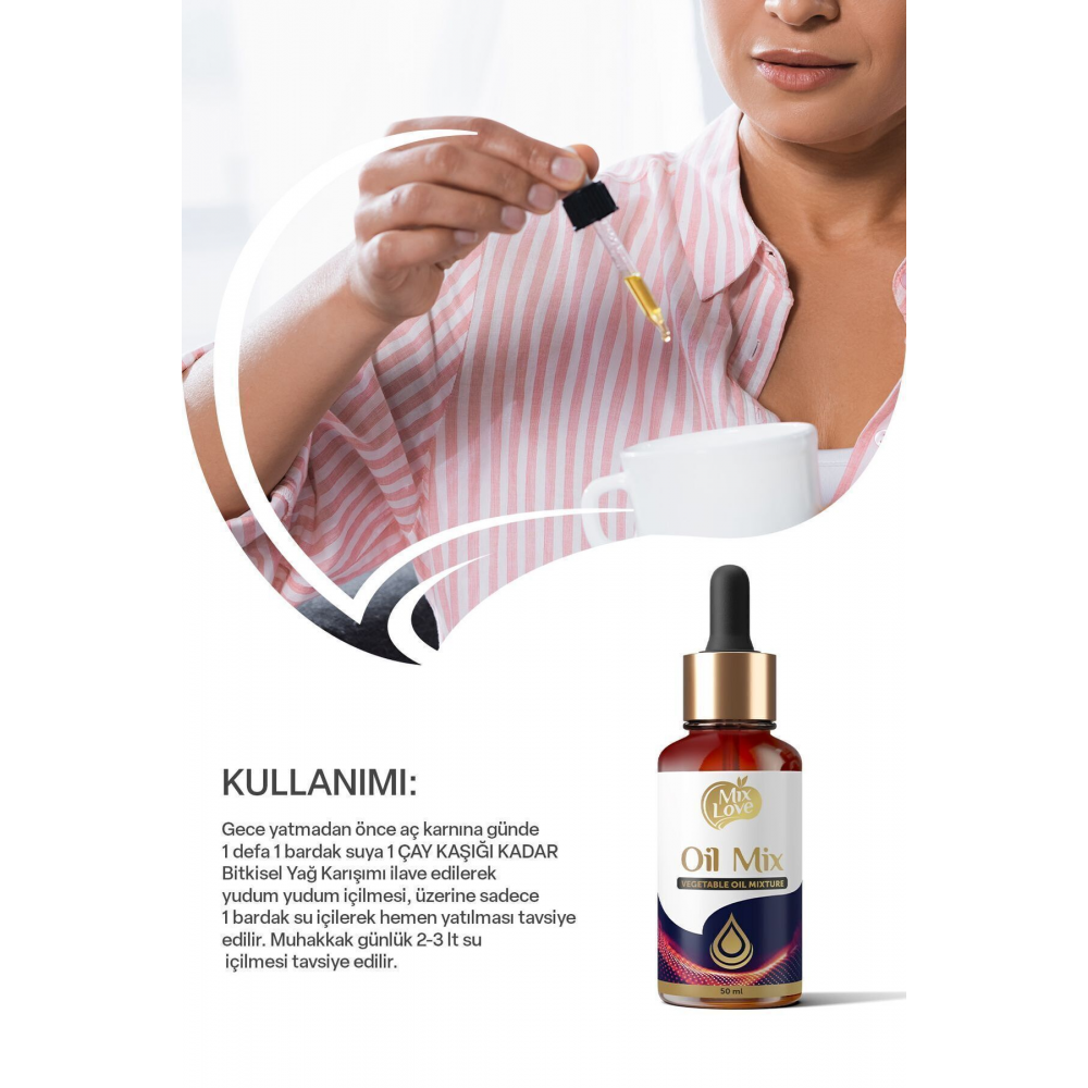 Kilovermeye Yardımcı Mix Love Oil Mix (30GÜNLÜK DETOX)