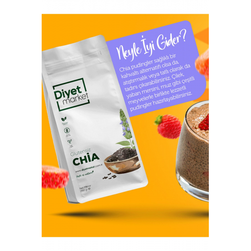 Glütensiz Chia Tohumu 250 Gr