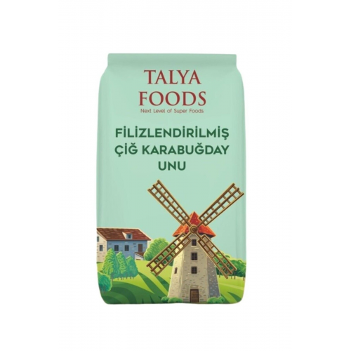 Filizlendirlmiş Glutensiz Çiğ Karabuğday Unu 2 Kg