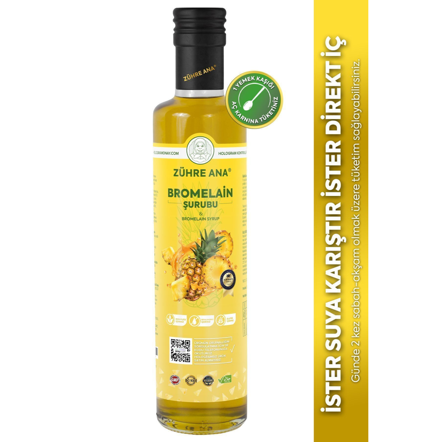 Bromelain Ananas İçeren Detox Şurubu
