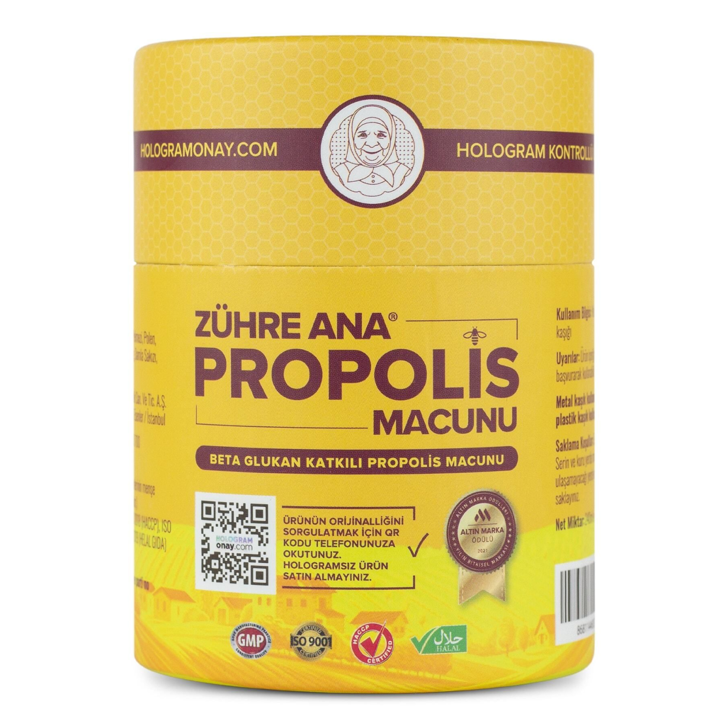 Propolis Macunu - Beta Glukan Ve Ginseng Katkılı Hologramlı Ürün
