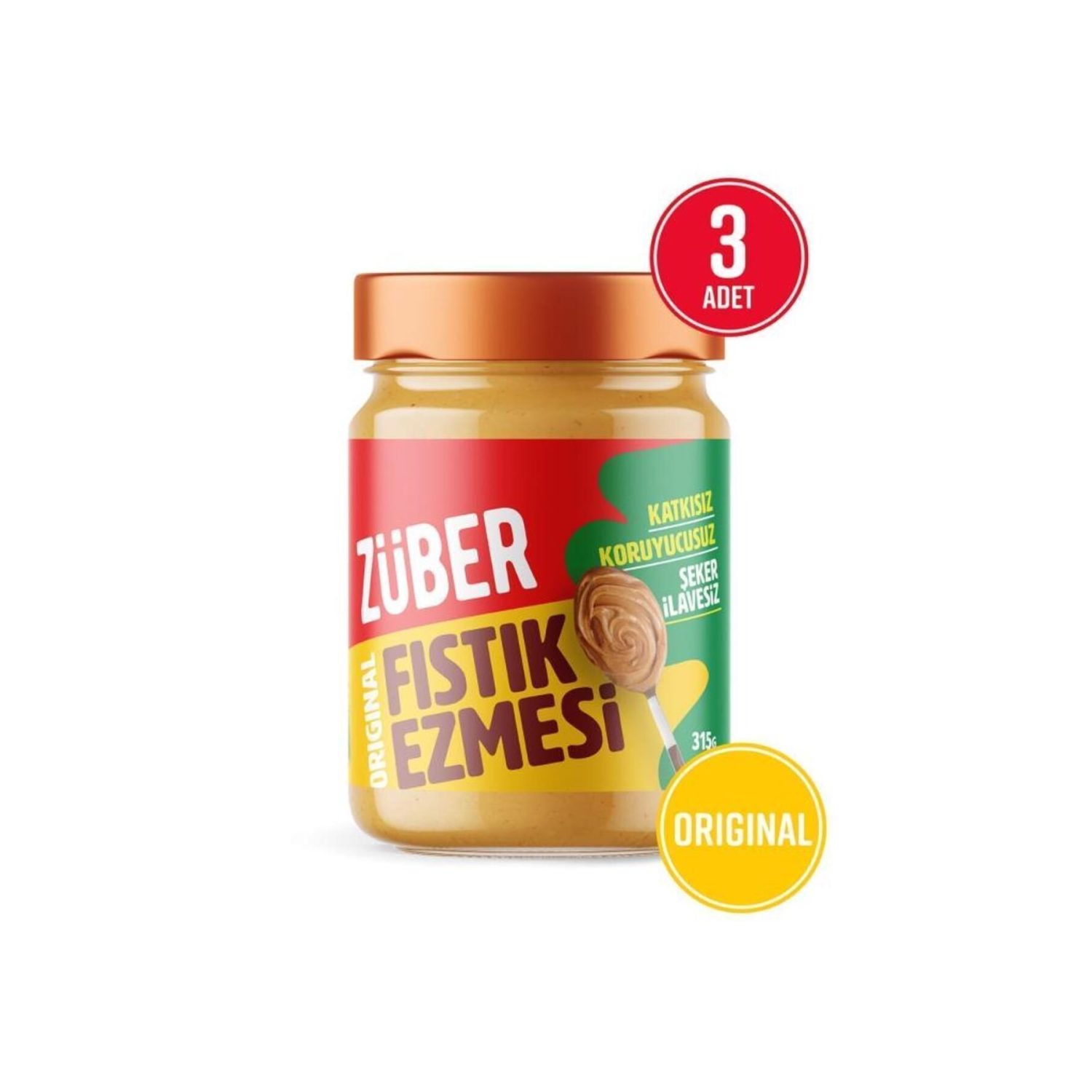 Fıstık Ezmesi Original 315g X 3 Adet