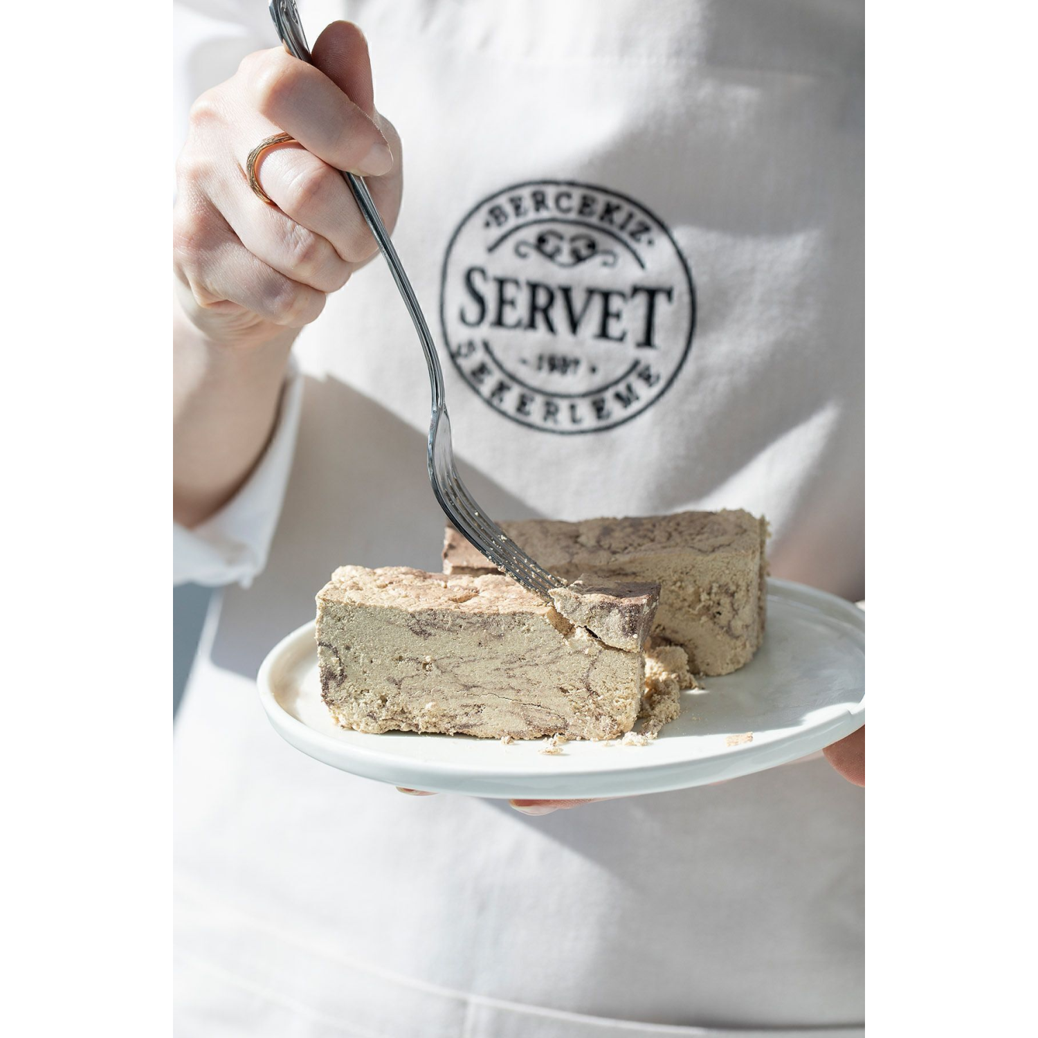 Rafine Şeker Ilavesiz - Kakaolu Taze Tahin Helvası 400 gr