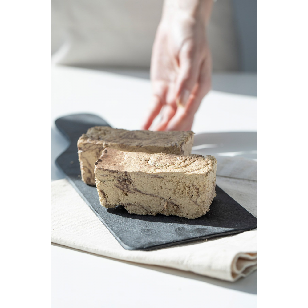 Rafine Şeker Ilavesiz - Kakaolu Taze Tahin Helvası 400 gr