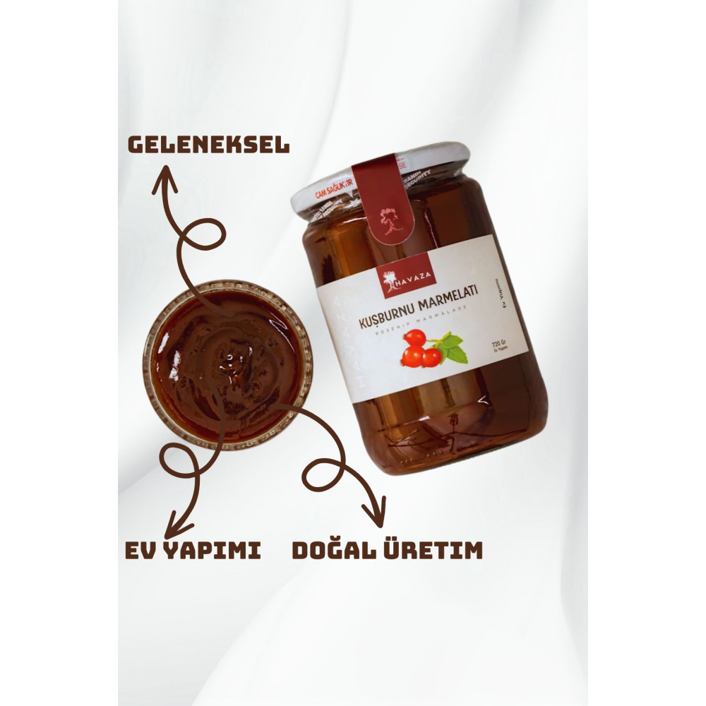 Kuşburnu Marmelatı 720 Gr.(ev Yapımı)