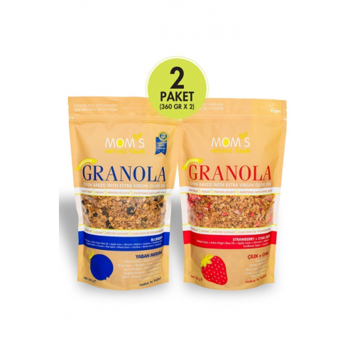 2'li Granola - Çilek Chıa 360 G - Yabanmersini 360 G