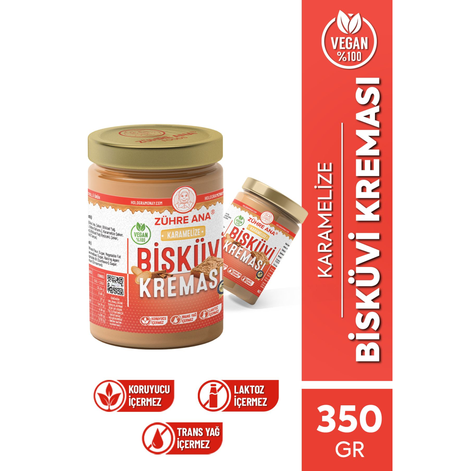 Karamelize Bisküvi Kreması Smooth 350 Gr