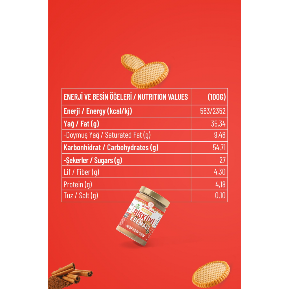 Karamelize Bisküvi Kreması Smooth 350 Gr