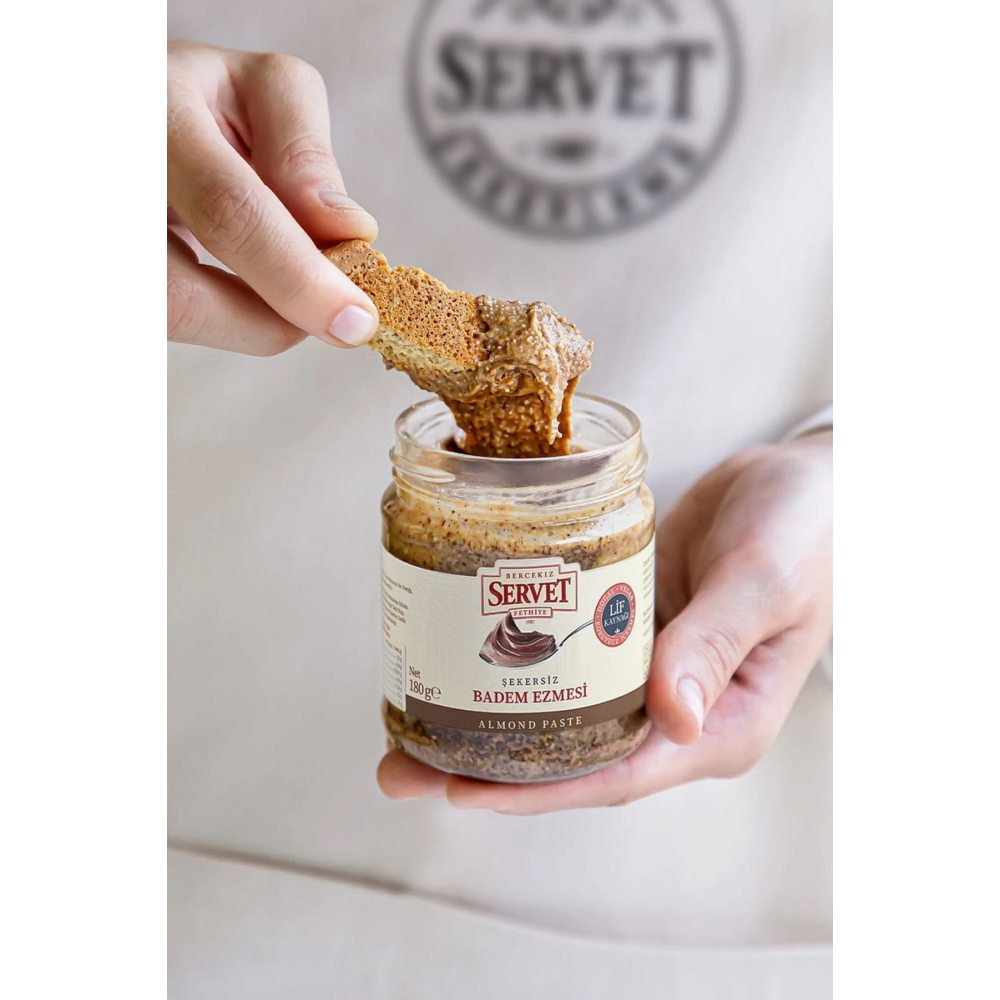 Şeker Ilavesiz %100 Badem Ezmesi 200 gr