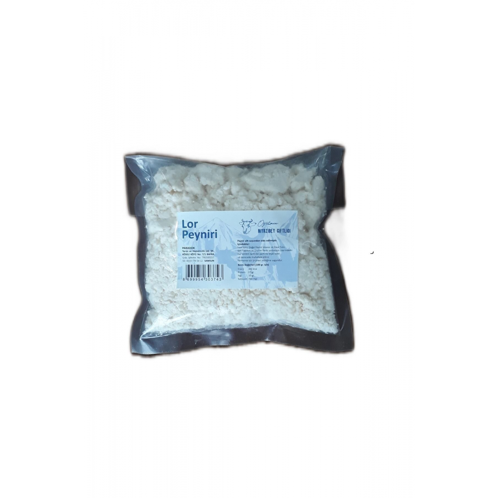 Lor Peyniri Doğal Katkısız Peynir 1 Kg