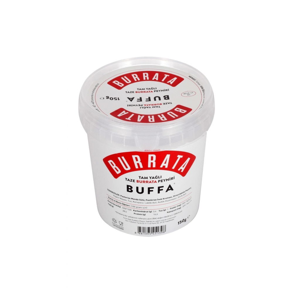 Tam Yağlı Taze Burrata Peyniri 150g