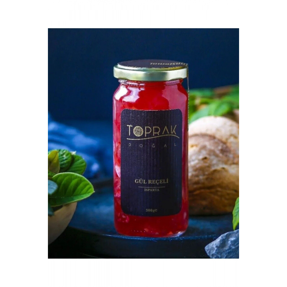 Gül Reçeli 300 G Isparta, Yeni Sezon Gül Reçeli - Doğal Katkısız Gül Reçeli - Taze Gül Reçeli