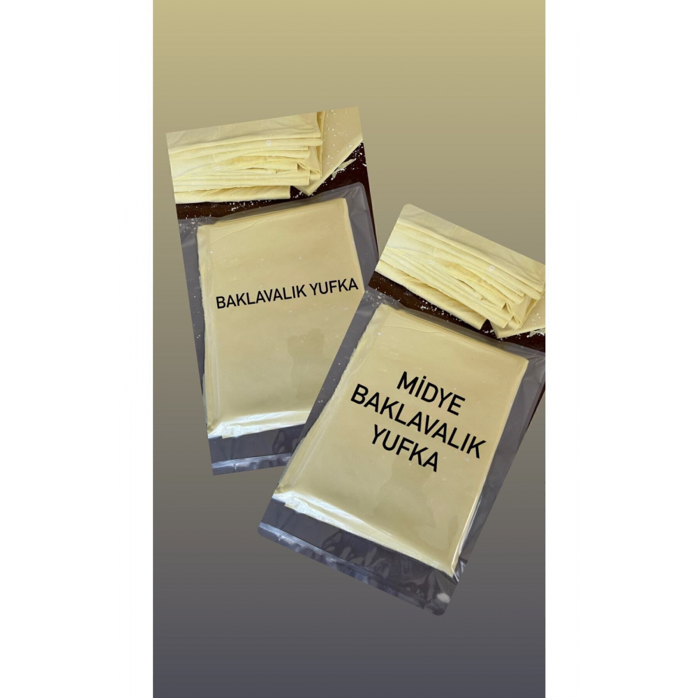 Tanıtım Paketi 1 Adet Baklavalık 1 Adet Midye Baklavalık Yufka