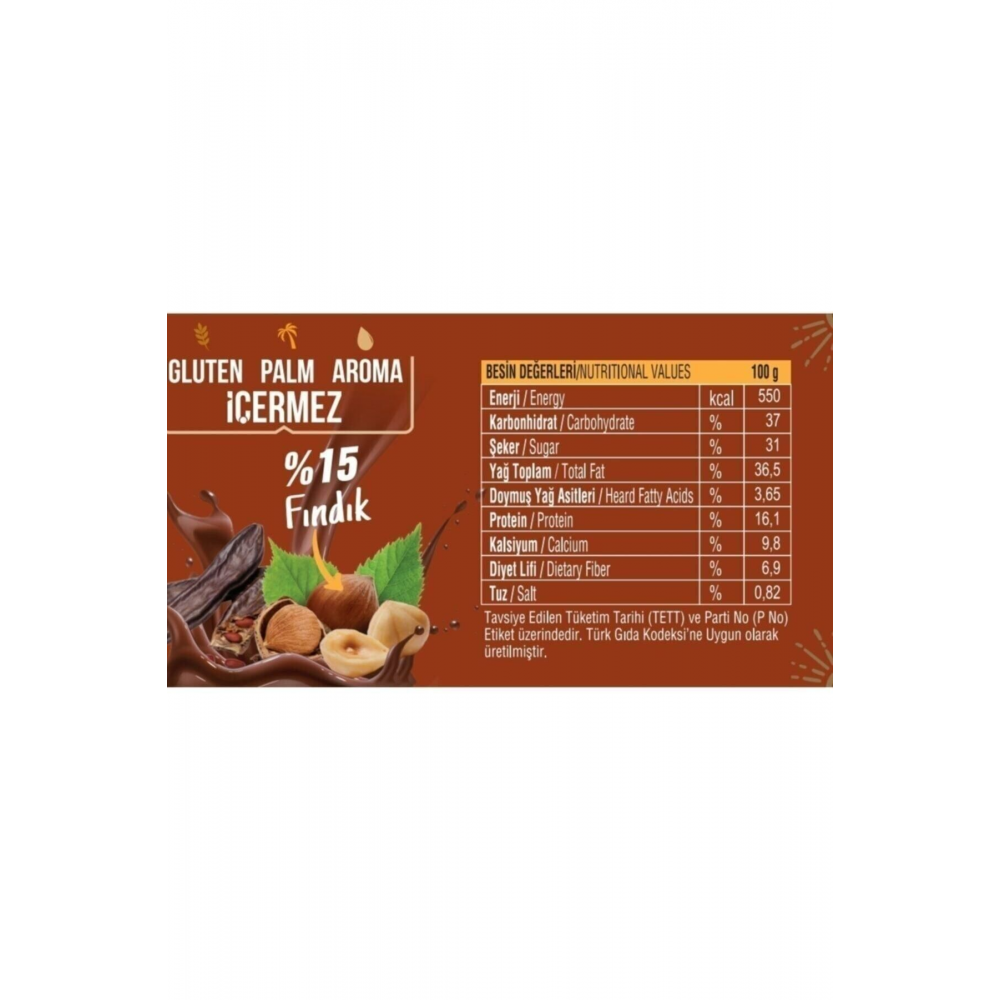 Zinde Keçiboynuzlu Fındık Kreması 1 Adet