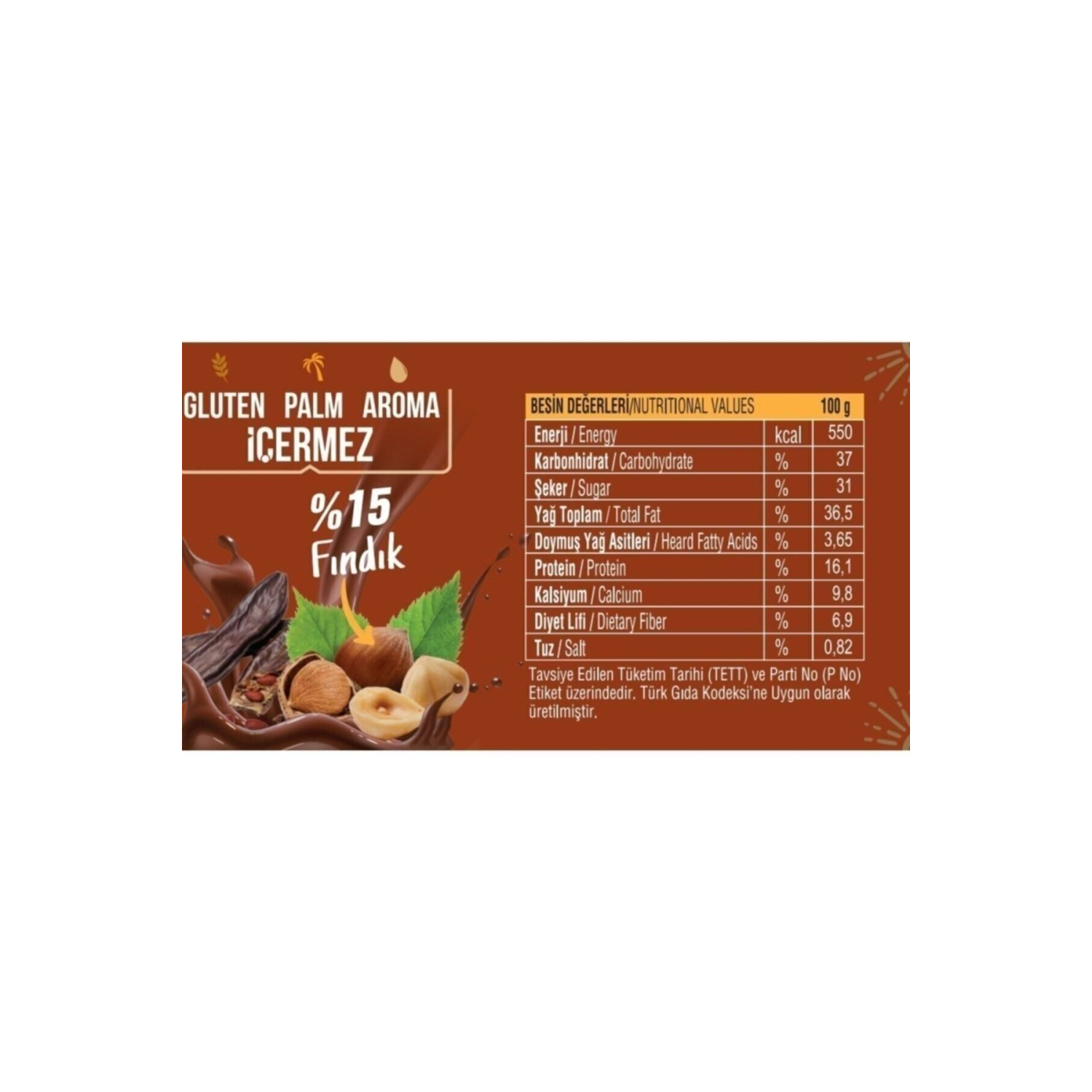 Zinde Keçiboynuzlu Fındık Kreması 1 Adet