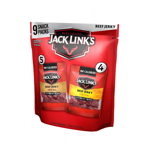 Beef Jerky Variety - Includes Original and Teriyaki 9 Paket 319 gr