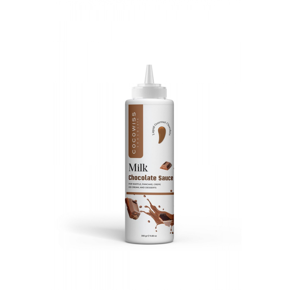Sütlü Çikolata Sos - Waffle & Krep & Pankek Sos 300gr