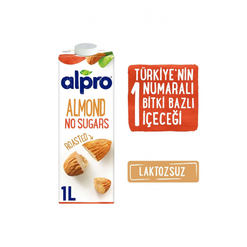 Şekersiz Badem Sütü 1l