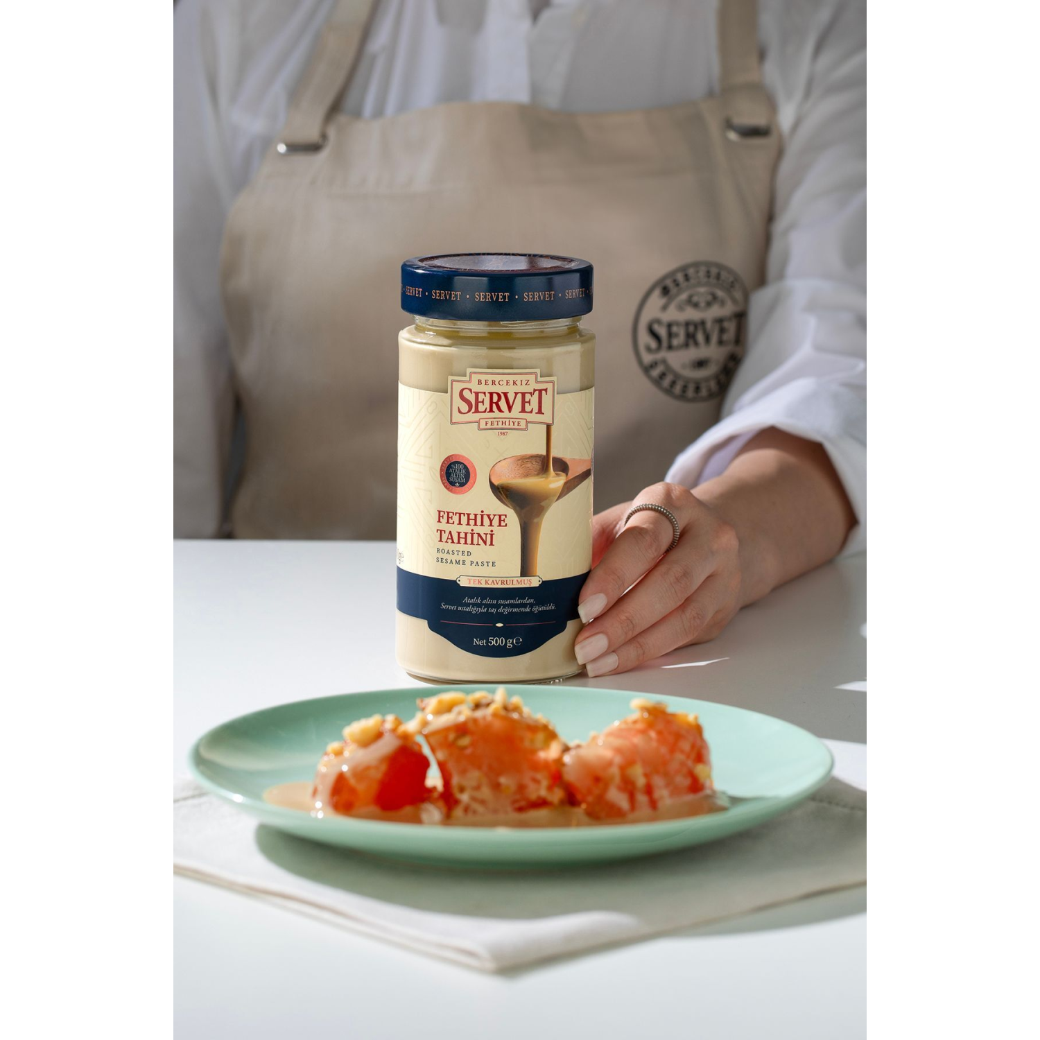 Tek Kavrulmuş Taze Fethiye Tahini - 500 gr