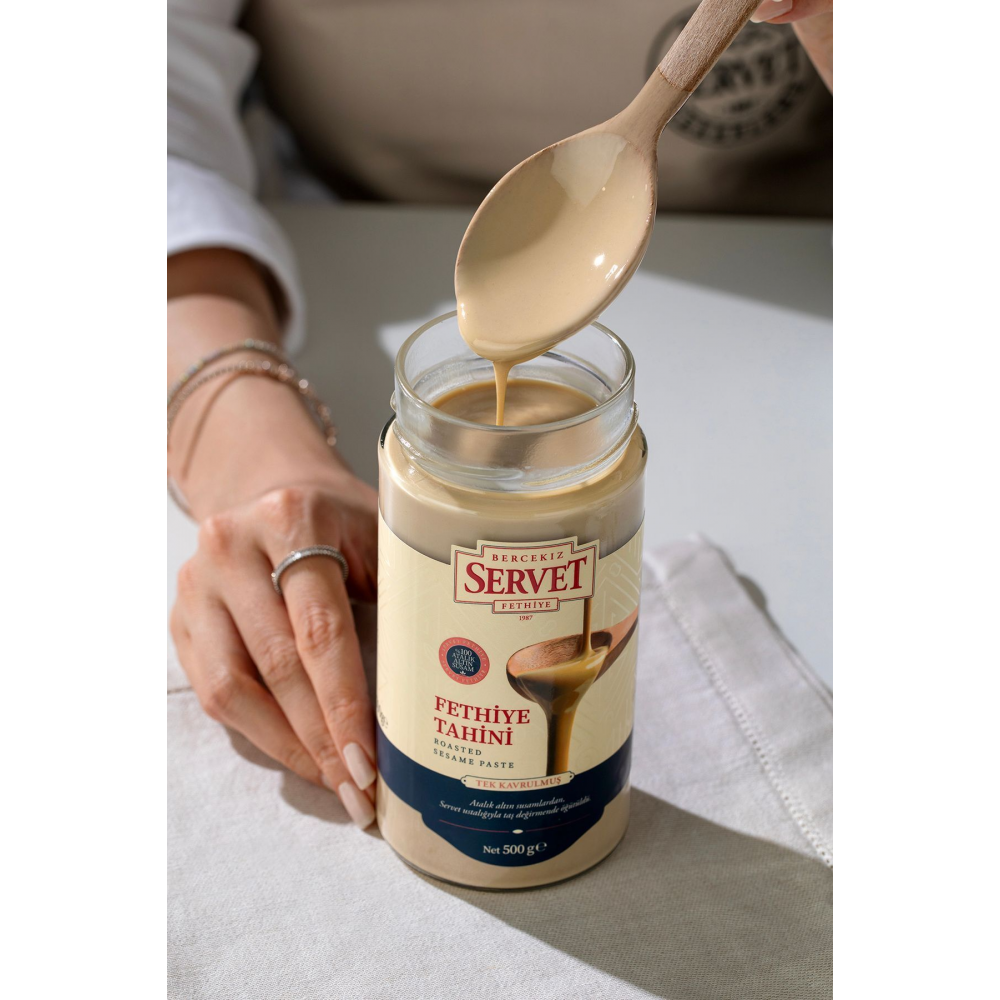 Tek Kavrulmuş Taze Fethiye Tahini - 500 gr