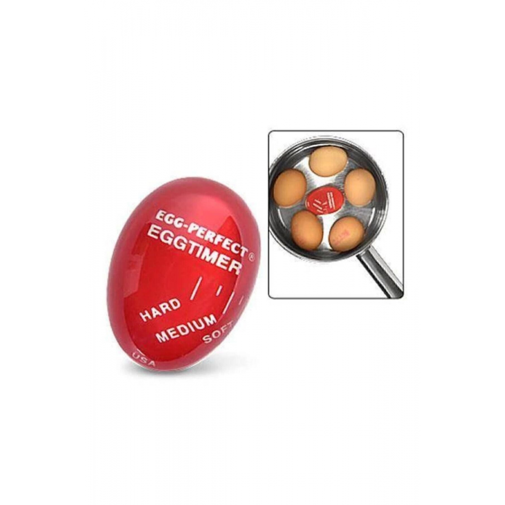 Dublör Yumurta Zamanlayıcı Egg Timer Pişirme Haşlama Süresi Aparatı Zaman Ayarlama Göstergesi