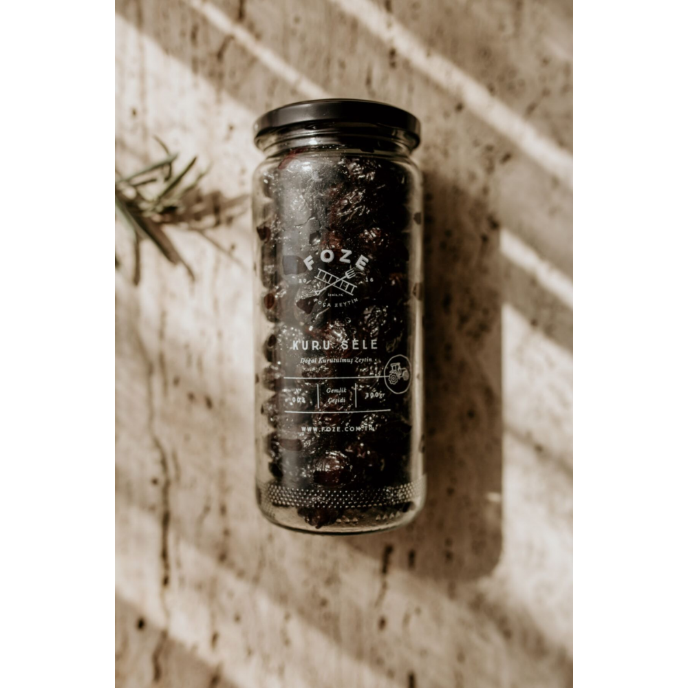 Az Tuzlu Kuru Sele Siyah Zeytin 300 gr - Yeni Mahsül