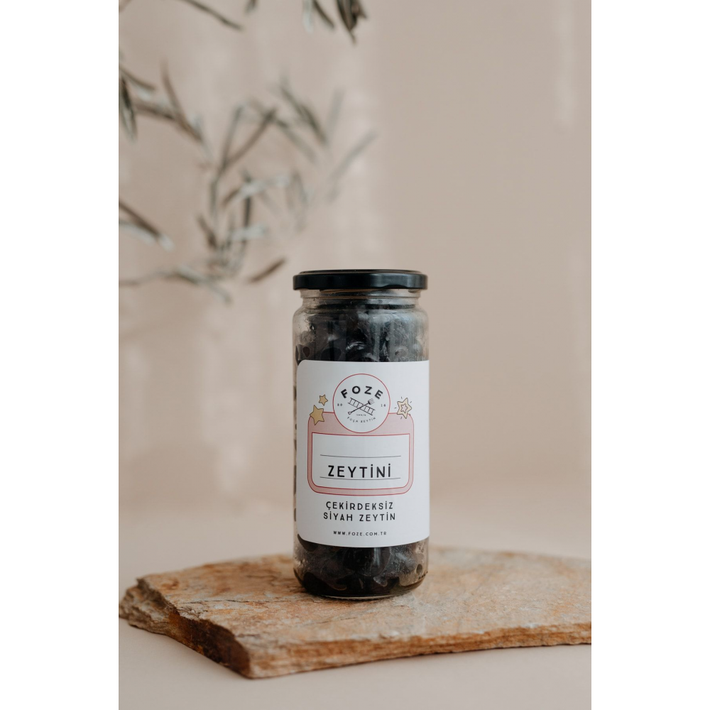 Çekirdeksiz Çocuk Zeytini - Siyah 300 Gr