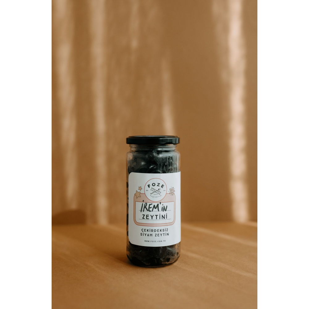 Çekirdeksiz Çocuk Zeytini - Siyah 300 Gr