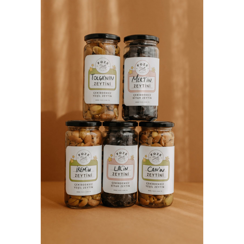 Çekirdeksiz Çocuk Zeytini - Siyah 300 Gr