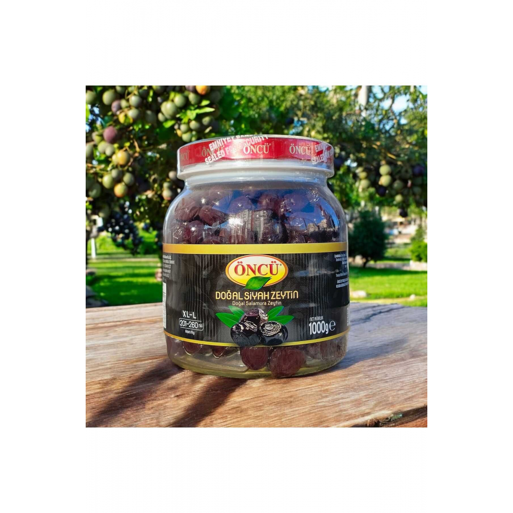 Doğal Siyah Zeytin Doğal Salamura Zeytin Xl-l (201-260) 1 Kg.