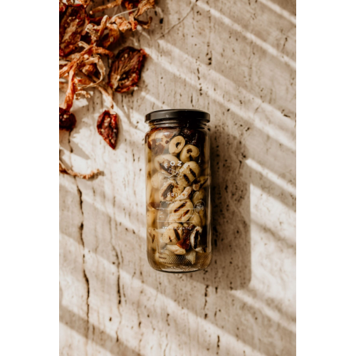 Grill ( Izgara ) Yeşil Zeytin 450 gr Soğuk Sıkım Sızma Zeytinyağlı