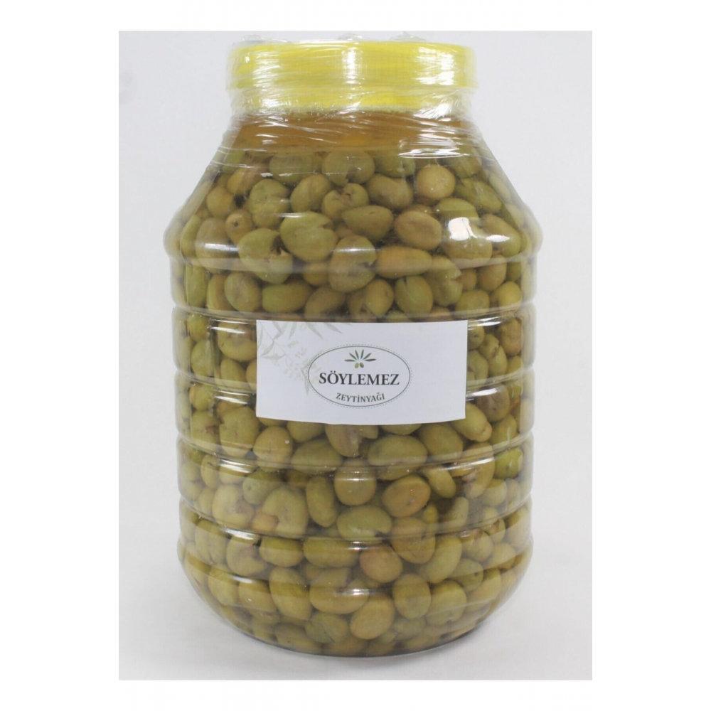 Kırma Yeşil Zeytin 5 Kg Lık Pet (HATAY ANTAKYA YÖRESİ EV YAPIMI)