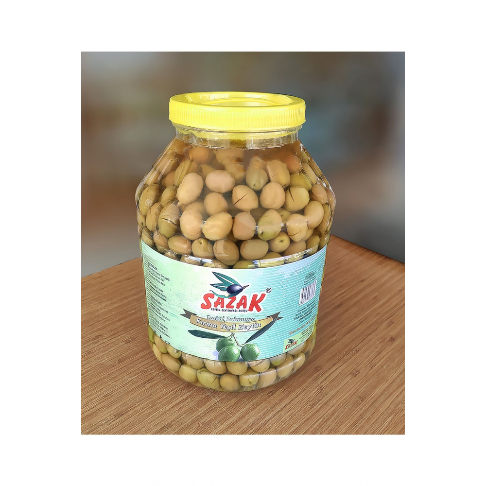 Yeşil Kırma Zeytin ( 261-290 M Kalibre) 5 Lt Pet Iri Tane
