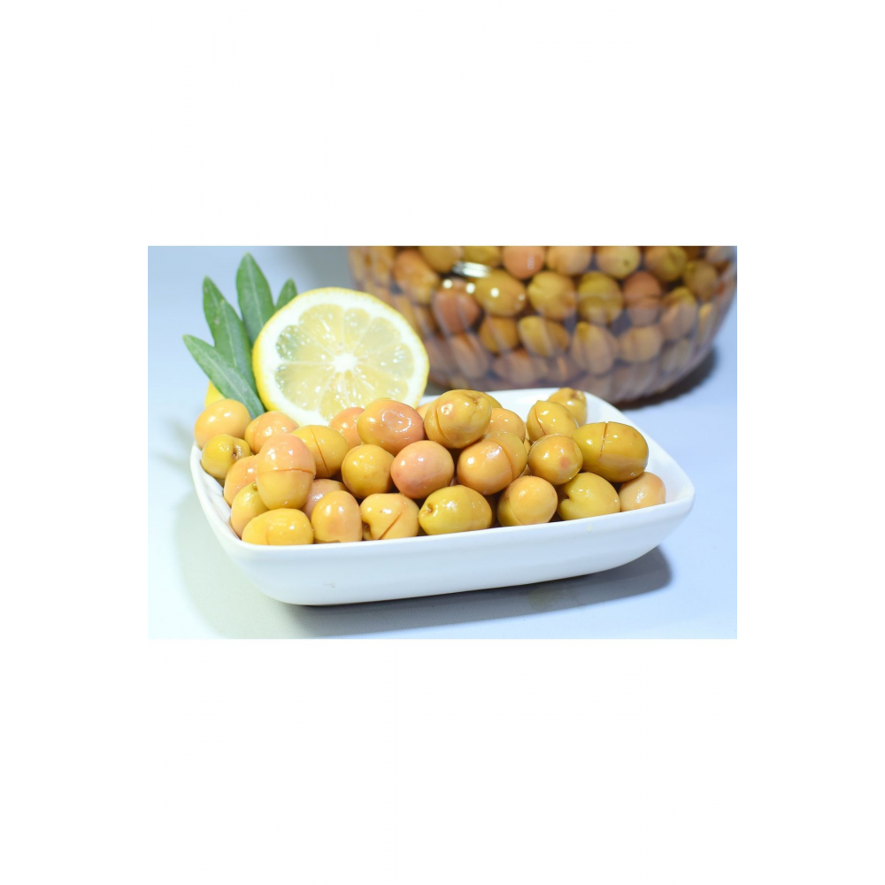 Yeşil Kırma Zeytin ( 261-290 M Kalibre) 5 Lt Pet Iri Tane