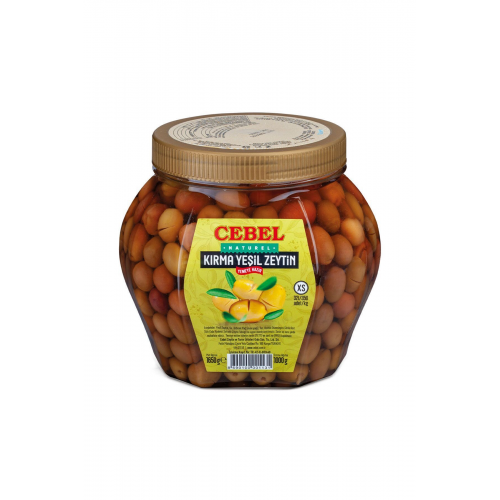 Yeşil Zeytin Kırma Xs 321-350 Kalibre 1000 gr Pet