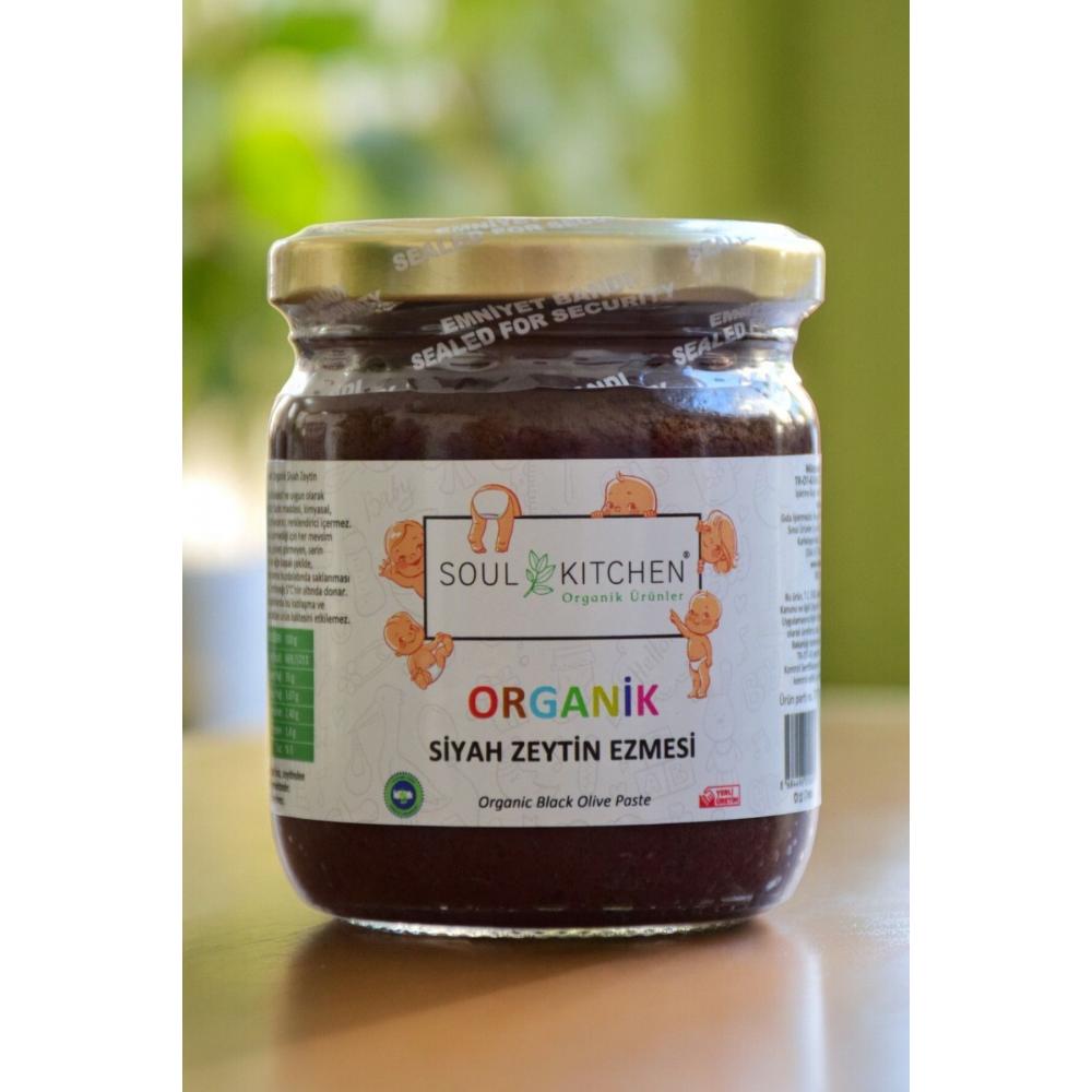 Organik Bebek Zeytin Ezmesi 180gr