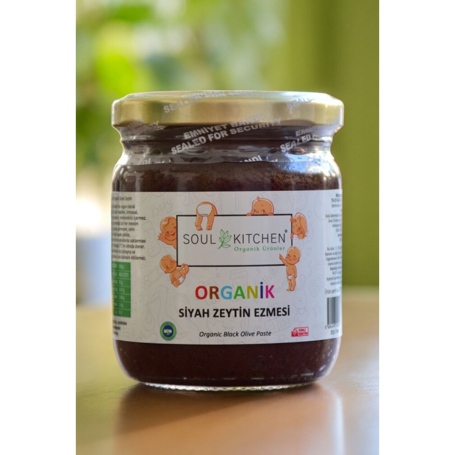 Organik Bebek Zeytin Ezmesi 180gr